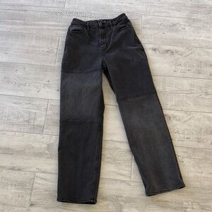 Hollister Ultra-high rise Dad Black Jeans 3R